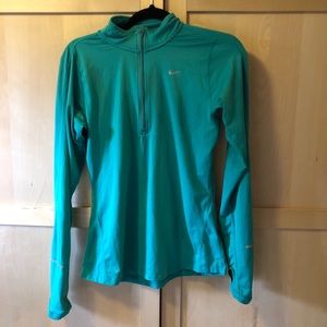 NIKE Dri-fit Mint Green half zip